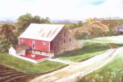 A View of the Barn 14.5x21